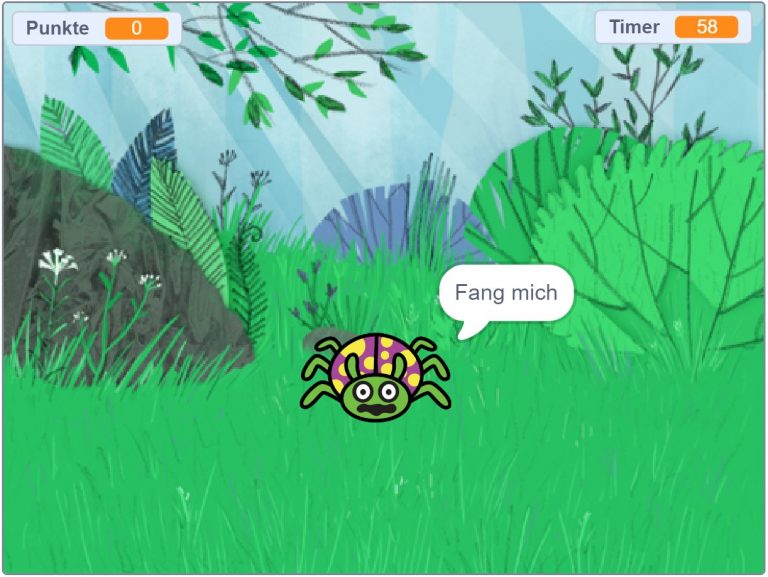 Scratch – ein Fangspiel programmieren