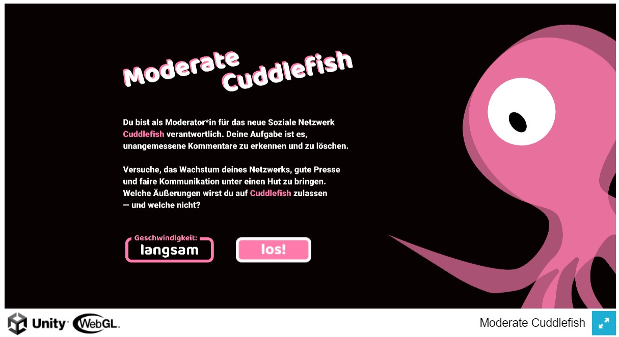Moderate Cuddlefish – Hatespeech erkennen