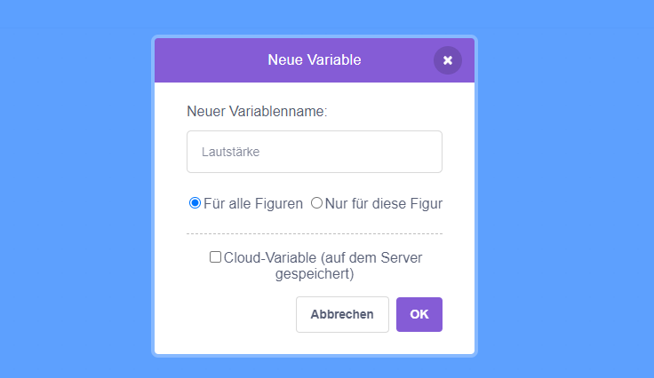 Schritt 8 - Variable konfigurieren