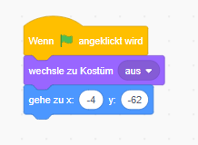 Screenshot Programmcode "Vorbereitung An-/Aus-Schalter"
