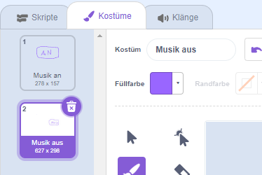 Schritt 2 - zweites Kostüm zeichnen