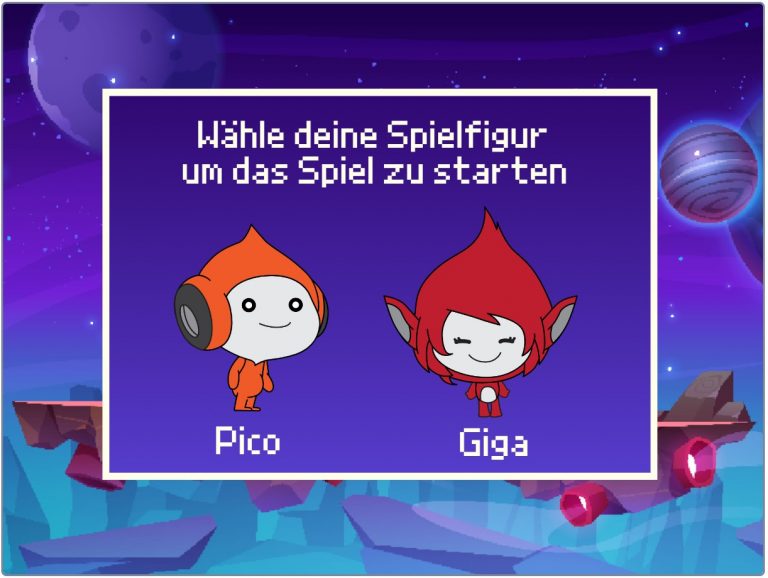 Startbildschirm Scratch Jump 'n' Rund
