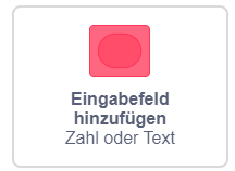Screenshot Eingabefeld im Block ergänzen