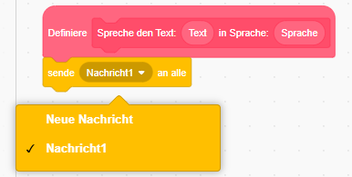 Screenshot neue Nachricht anlegen
