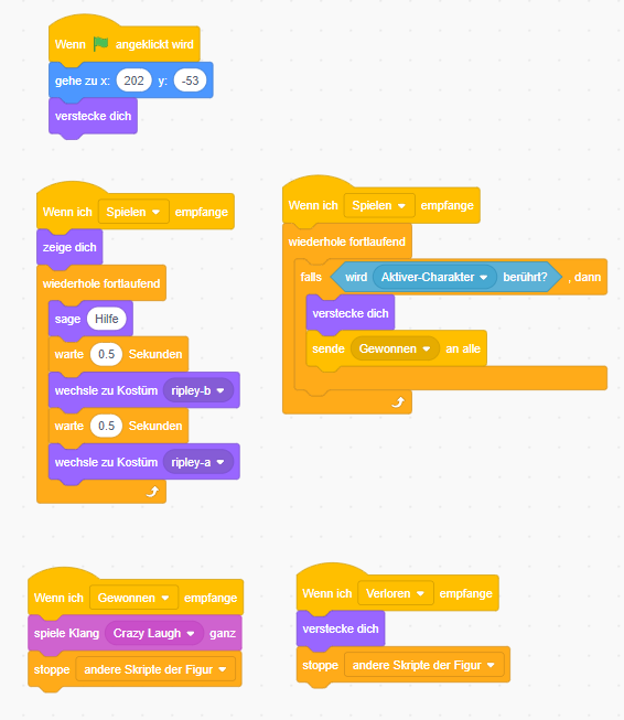 Screenshot Programmcode Ripley