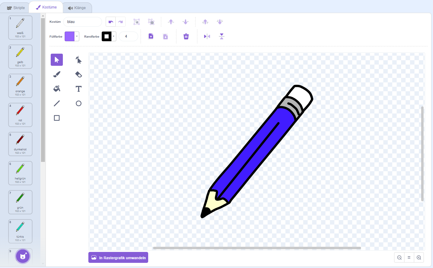 Scratch - Malprogramm gestalten - DigitalLehrerin