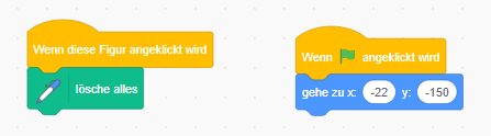 Programmcode zum Löschen