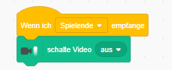 Screenshot Programmcode Ende Schneeflocke.